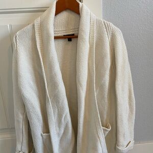 J. Crew Cream Cardigan Sweater